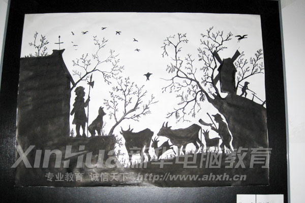 二維作品展作品:《農莊》