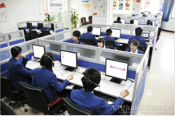 電子商務實訓基地一角