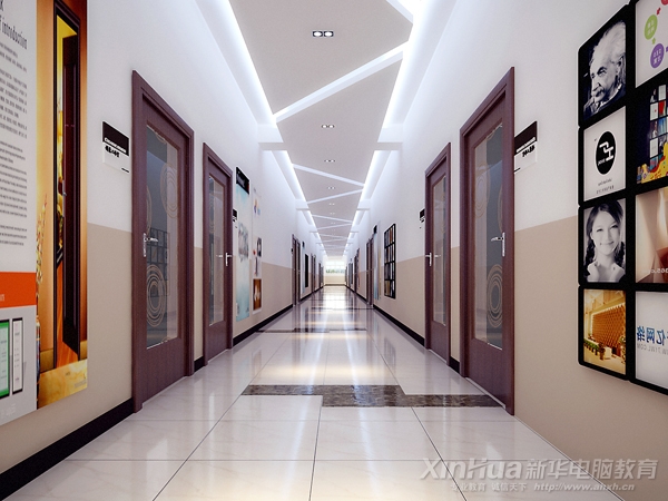 大學(xué)生創(chuàng)業(yè)基地走廊設(shè)計(jì)效果圖