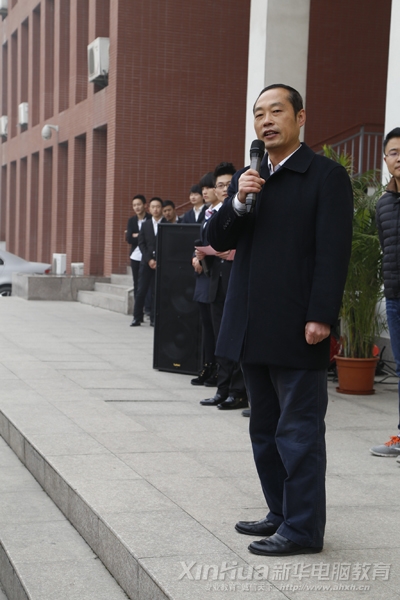 學(xué)院副院長孫禮平在開幕式上發(fā)表重要講話